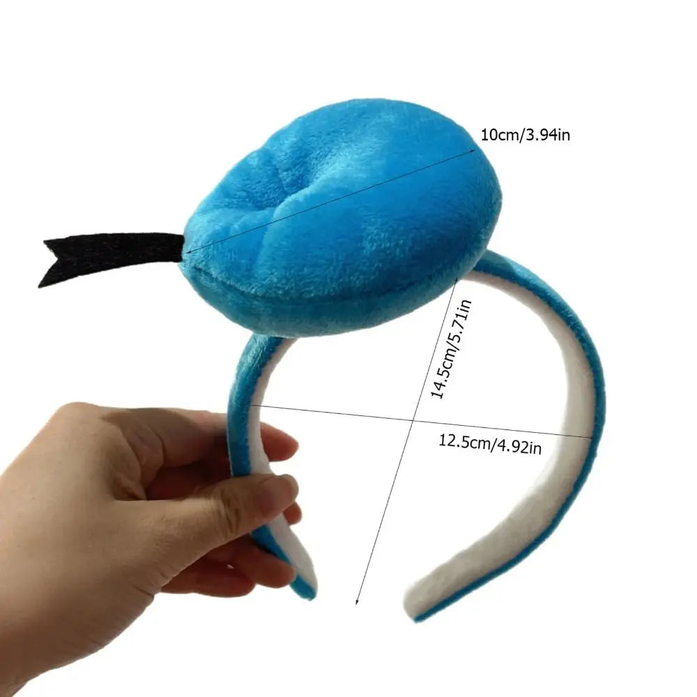 Funny Sky Blue Sailor Hat Hairband Fun Accessory Cartoon Wash Face Headband Cartoon Headgear Party Event