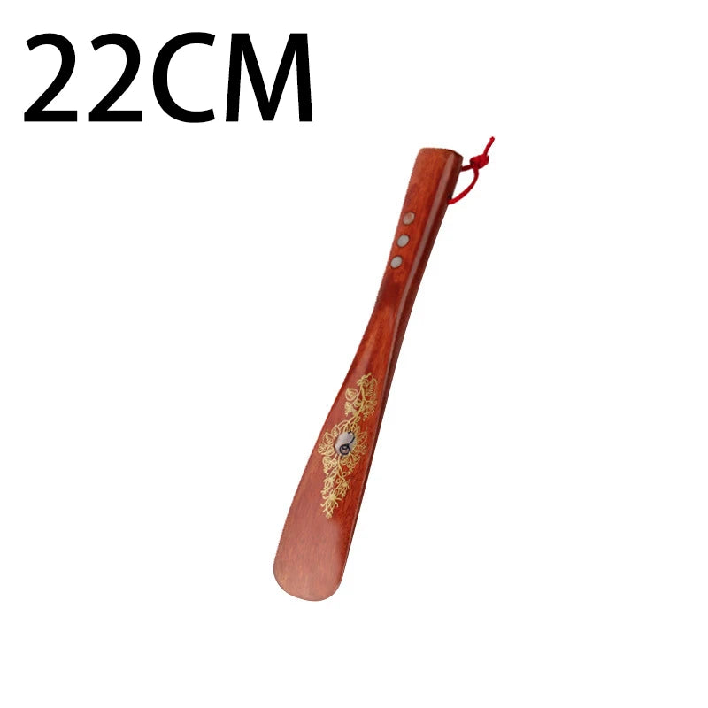 Professional Shoe Spoon Home Tools Durable Professional Wooden Shoe Horn Flexible Wood Long Handle Shoehorn Useful Shoe Lifter