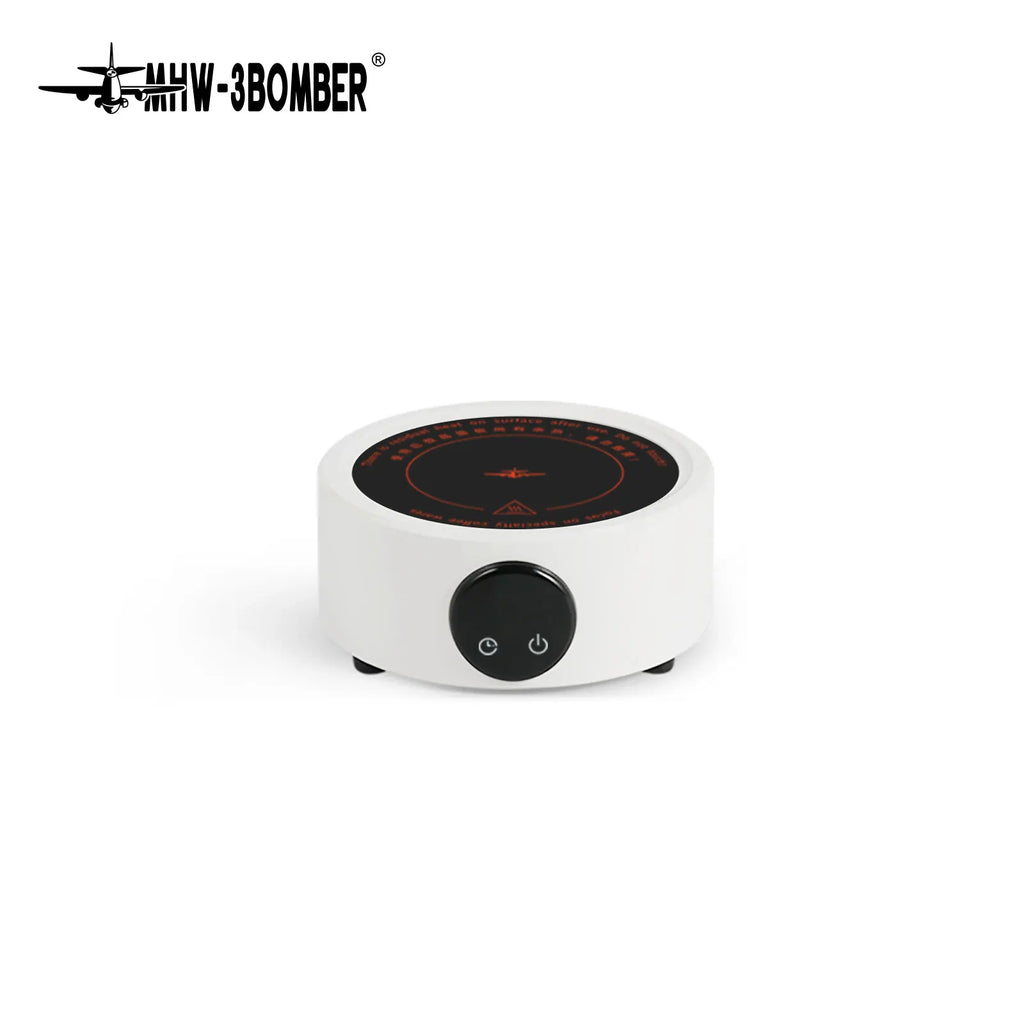 MHW-3BOMBER Mini Coffee Electric Stove for Moka Pot 800w Ceramic Cooktop Milk Water Heating Furnace Coffee Tool Camp Kitchen Use