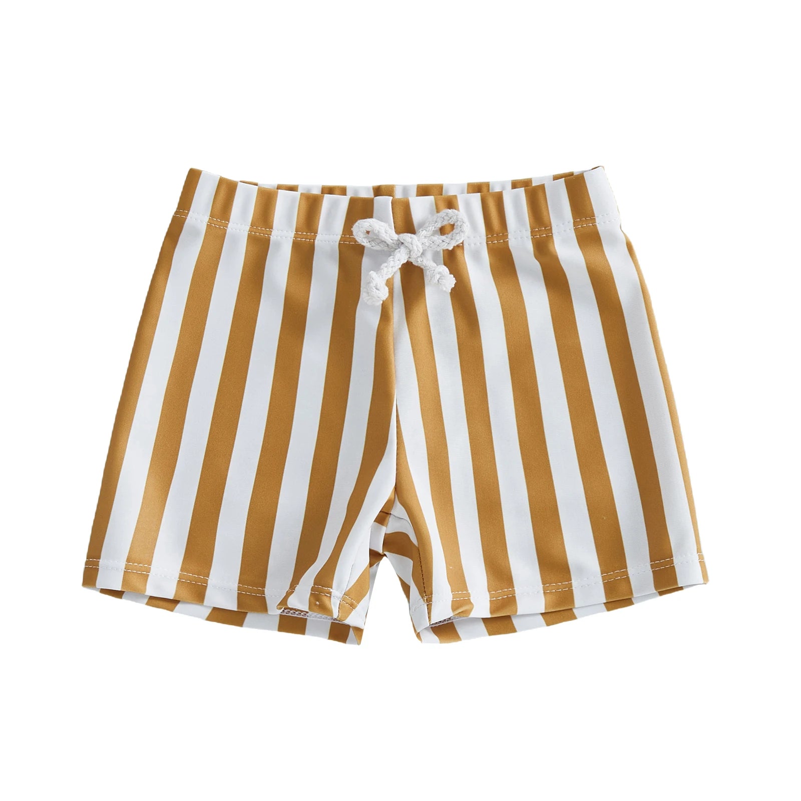 Citgeett Summer Kids Baby Boys Swim Trunks Stripes Print Elastic Waist Beach Shorts Shorts Clothes