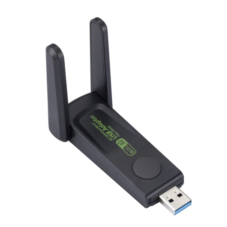 Wireless USB 1300Mbps WiFi Adapter Dual Band 2.4G 5Ghz USB 3.0 WIFI USB Adapter 802.11ac Network With Antenna For Desktop Laptop