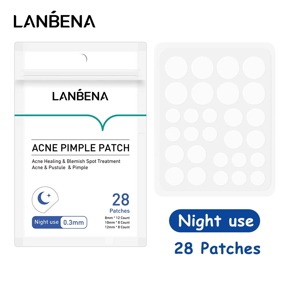 LANBENA Acne Pimple Patch Daily Use and Night Use Invisible Acne Stickers Blemish Treatment Acne Concealer Makeup