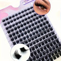 MIAOJIE DIY Clusters Eyelashes 0.07mm D Curl 9-16mm Mixed Natural Eyelash Extension DD Curl Personal Eyelash Cluster Makeup Tool