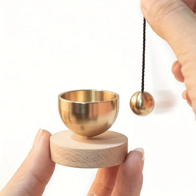 Mini Singing Bowl Set - Meditation Sound Bowl with Clear and Pleasant Tones, Suitable for Yoga, Meditation, and Unique Gifts