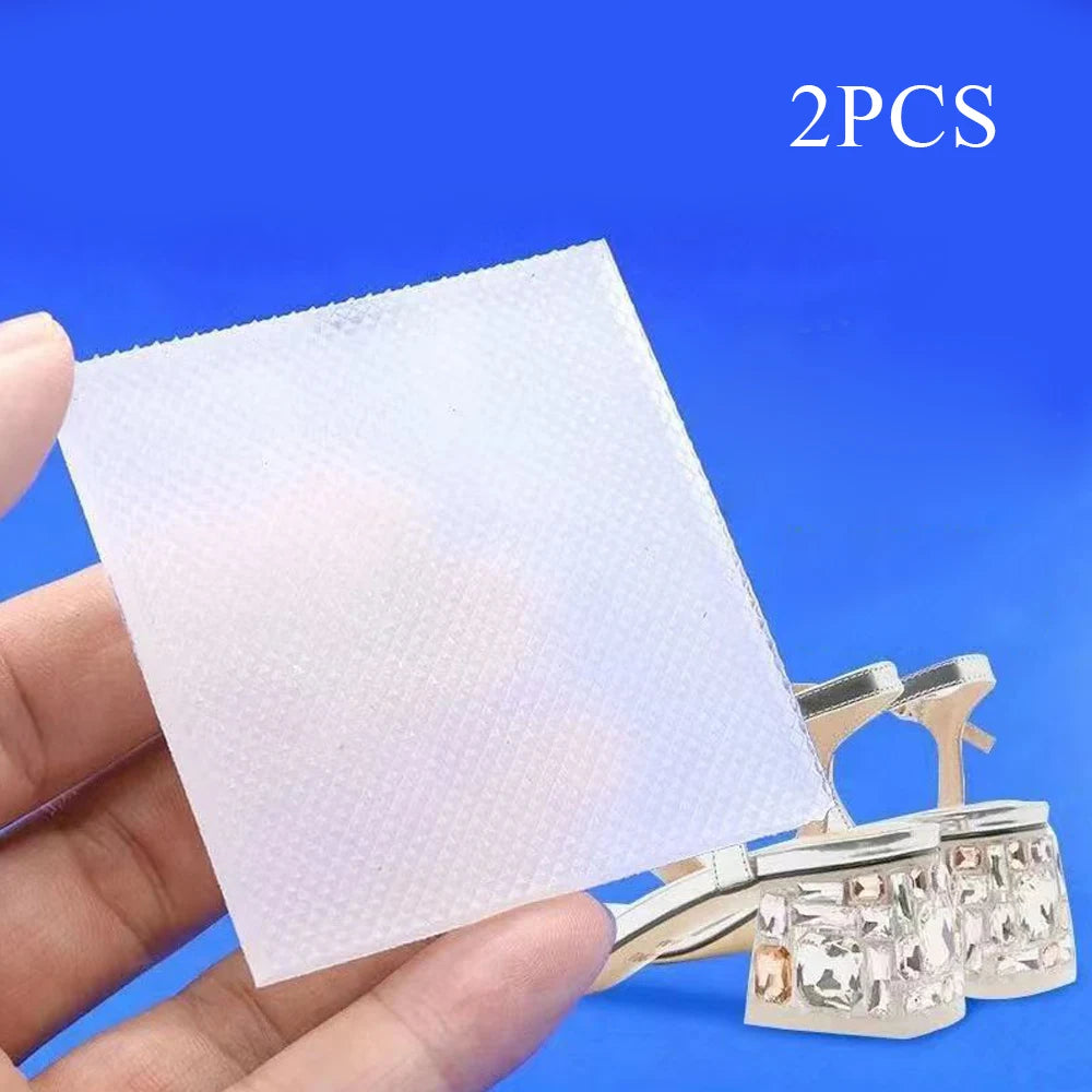 2pcs Repair Material Shoe Repair Wear-resistant DIY Soles Replacement High Heel Accessories Anti-slip Rubber Sole Protector