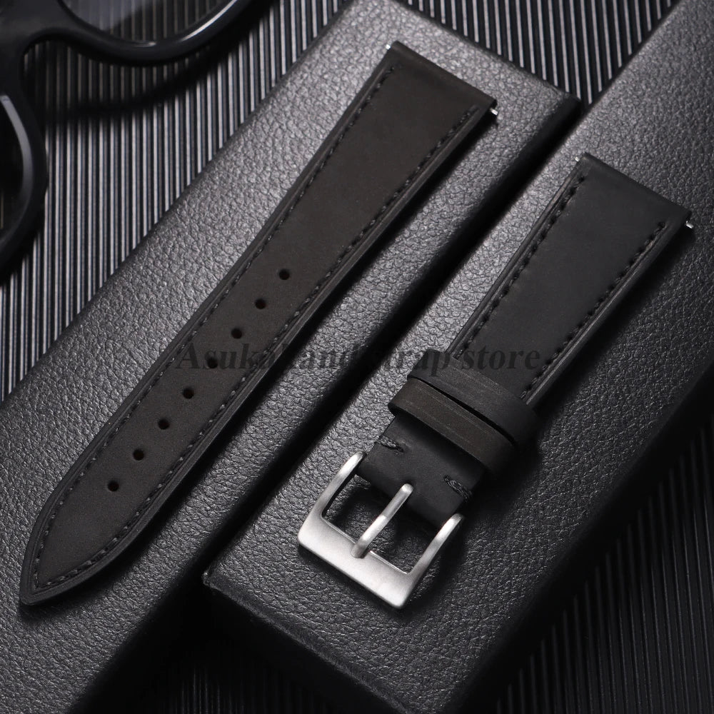 18mm Quick Release Vintage Leather Straps for Casio Mod Kit for F-91W W-800H SGW400 F84 F105/108 A158/168 AE1200/1300 Bracelets