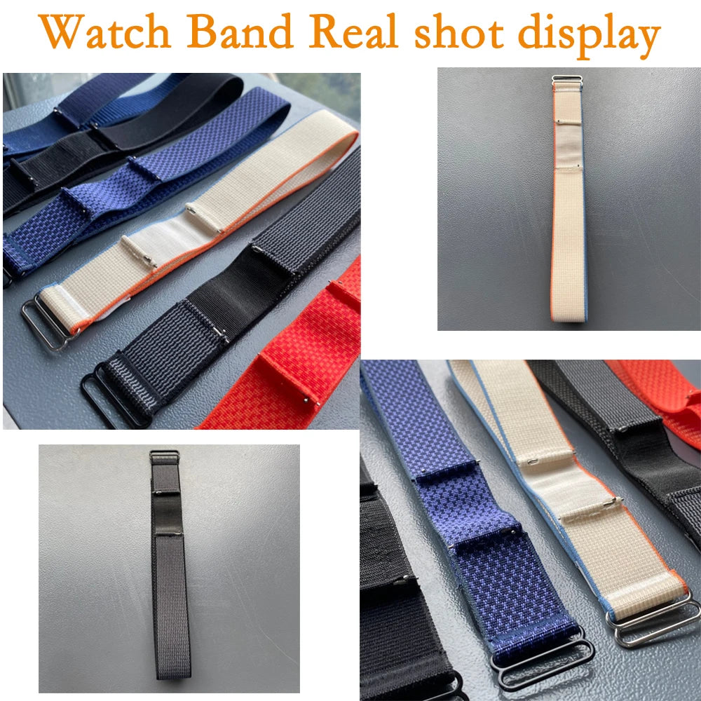 Full Cover Strap for Amazfit Helio Original Nylon Outdoor Sport Band Adjustable Comfortable Wristband for Helio Men Women Band