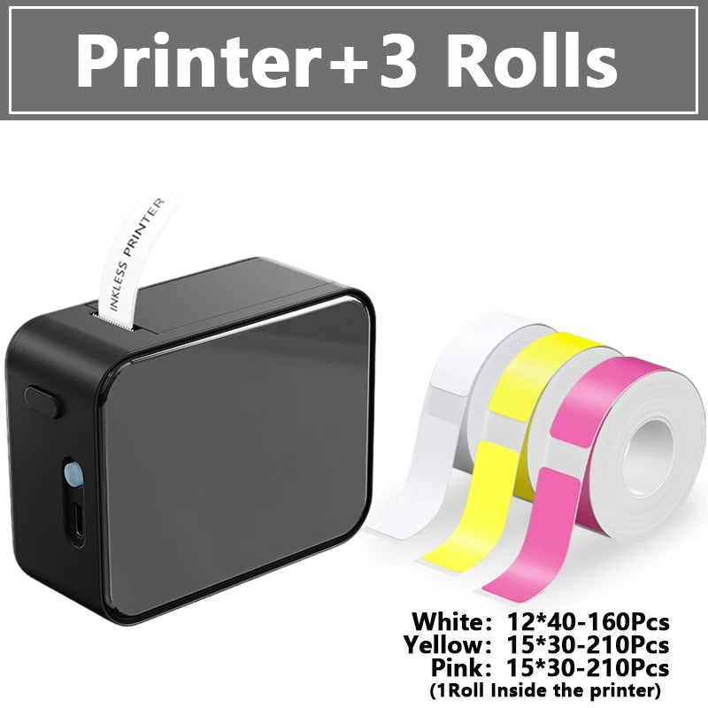 Marklife P15 Mini Pocket Thermal Label Printer Wireless Bluetooth Adhesive Label Maker Similar as D11 D110 D101 Portable Printer