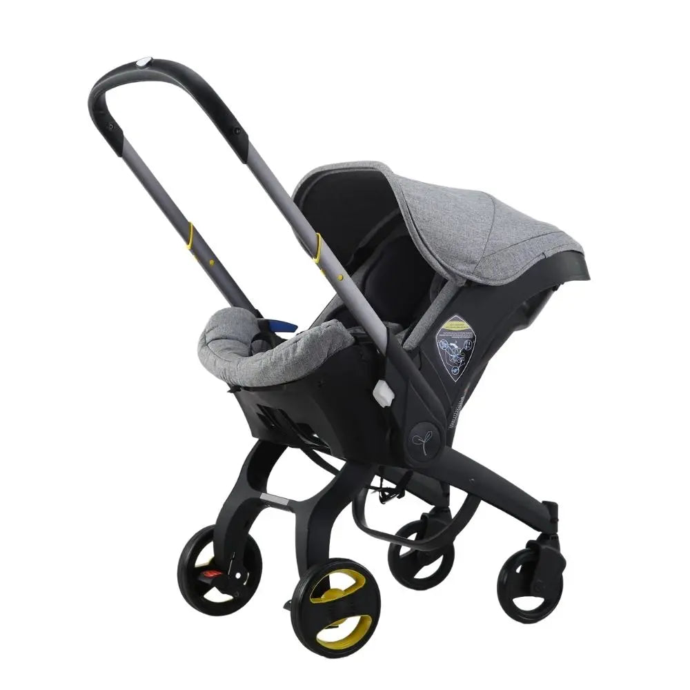 4In1 Baby Stroller, Multifunctional Stroller Foldable with Car Seat Baby Car Carriage Portable Baby Stroller 3in1