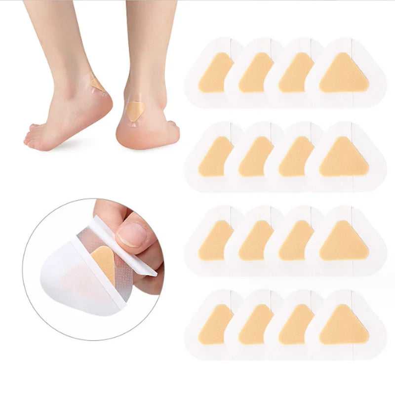 30PCS Heel Protector Foot Care Sole Stickers Waterproof Invisible Patch Anti Blister Friction Feet Care Pad Back Heel Sticker