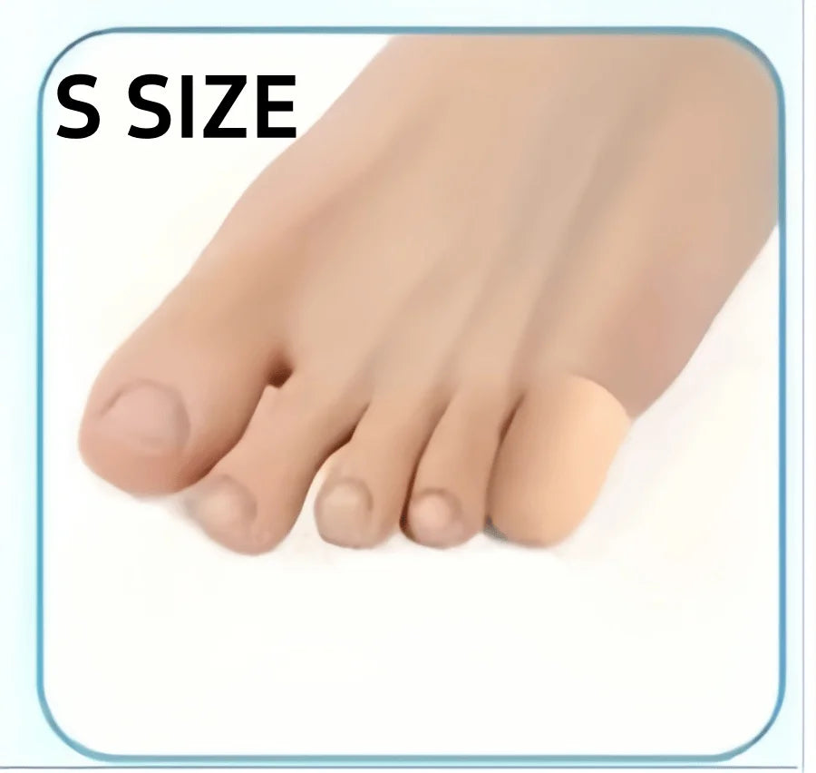 2 Breathable Silicone Toe Caps, Specifically Designed for Big Toes - Reduces Calluses and Blisters, Durable and Comfortable, Suitable for Walking, Toe-Friendly, Comfortable Fit, Slip-On Design
