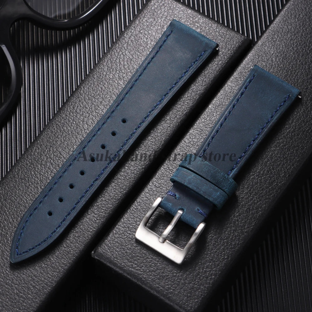 18mm Quick Release Vintage Leather Straps for Casio Mod Kit for F-91W W-800H SGW400 F84 F105/108 A158/168 AE1200/1300 Bracelets