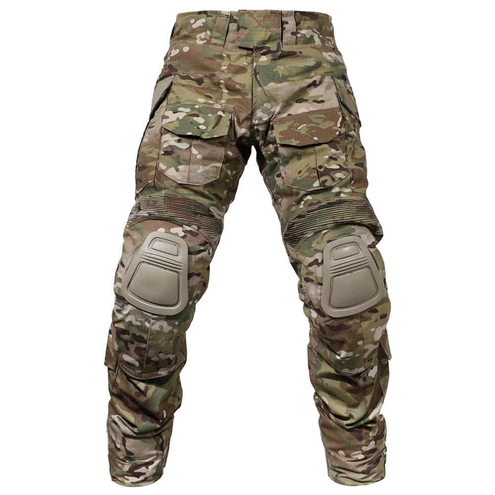 SINAIRSOFT G3 Combat Pants with Knee Pads Tactico Trousers MC gen3 Outdoor Hunting Camouflage