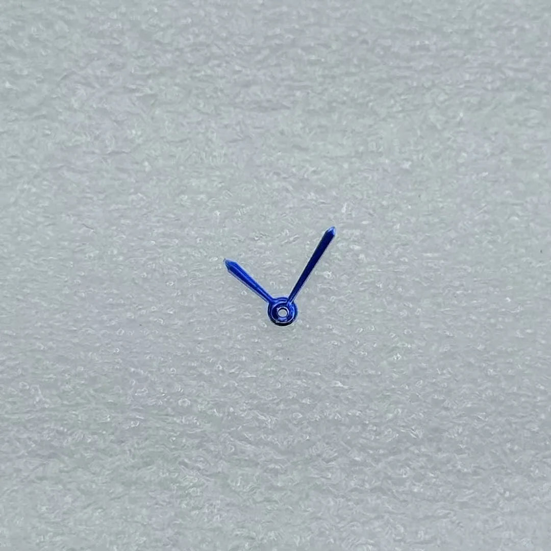 19mm Roman Dial Two Blue Sword Shape Watch Hands Suitable for Y120 Quartz Time module Panther Cartier Movement Case Mod Parts