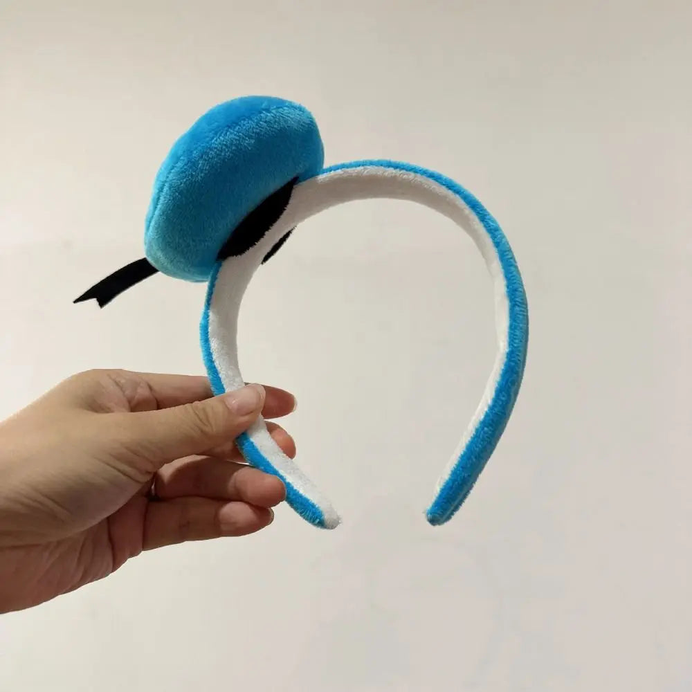 Funny Sky Blue Sailor Hat Hairband Fun Accessory Cartoon Wash Face Headband Cartoon Headgear Party Event