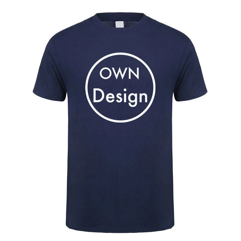 Custom T Shirt Make Your Design Logo Text T-shirt Men Women Customized Print Original Design Gifts Tshirt Streetwear Clothing