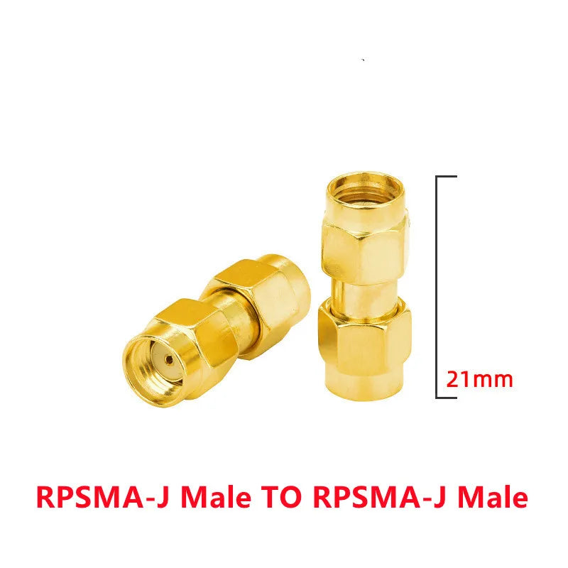 2PCS SMA to SMA Adapter SMA Male Female to Male Female RP SMA Straight 3 Way Right Angle 90 135 Degree RF Connector for Antenna