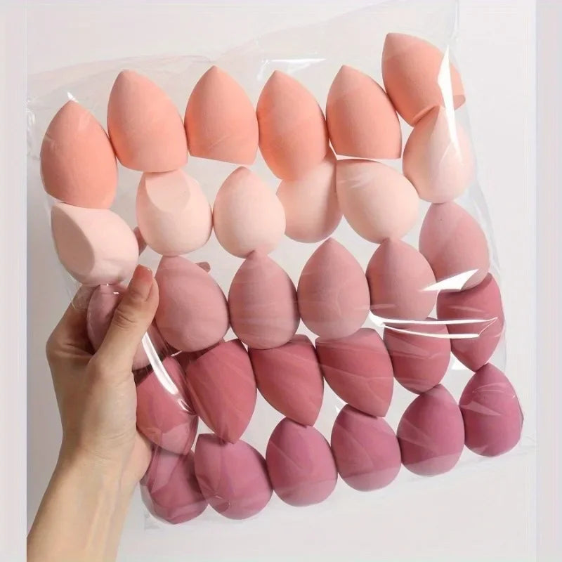 1/7/18PCS Makeup sponge latex free fragrance free makeup sponge wet and dry powderpuff suitable for all skin types random colors