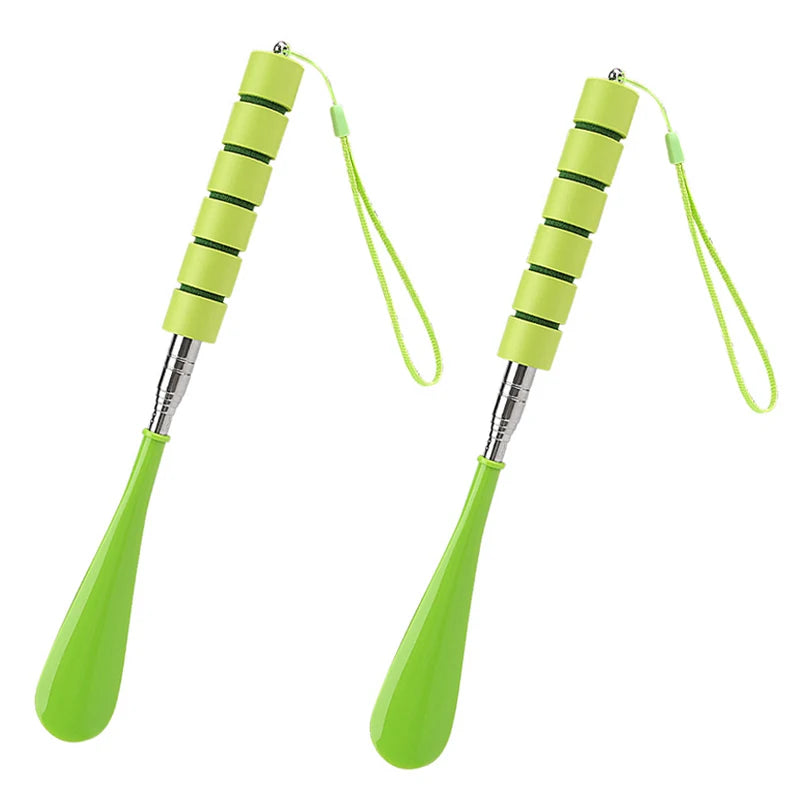 1Pcs/2Pcs New Stretchable Long Shoe Horns 30cm-71cm Metal Shoehorn Pregnant Woman Elderly Shoe Spoon Household Shoe Spatula