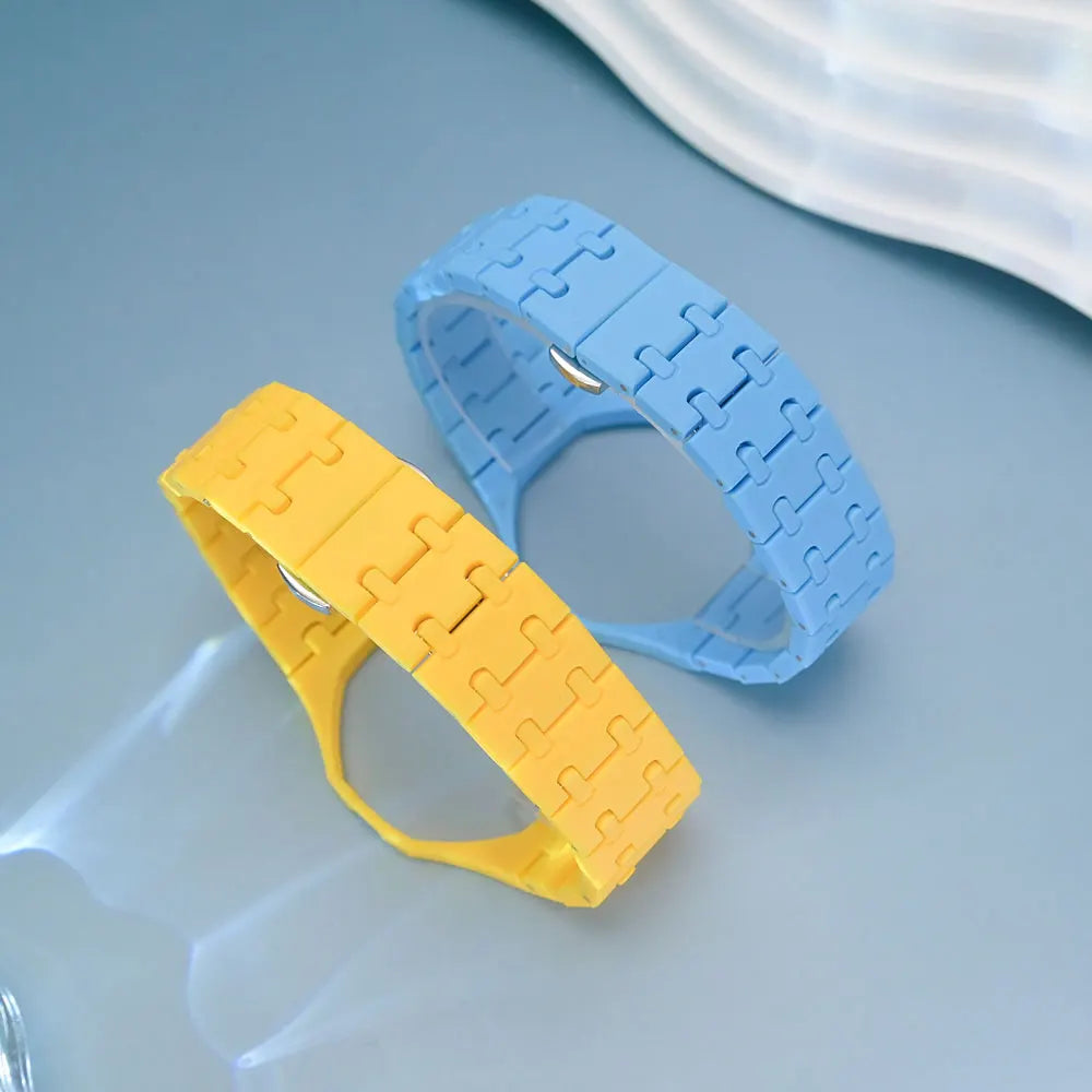 Luxury Plastic Modification Kit for Swatch X AP Royal POP Watch Eco Watch Case Link Strap Watch Conversion Pocket Mod Accessory