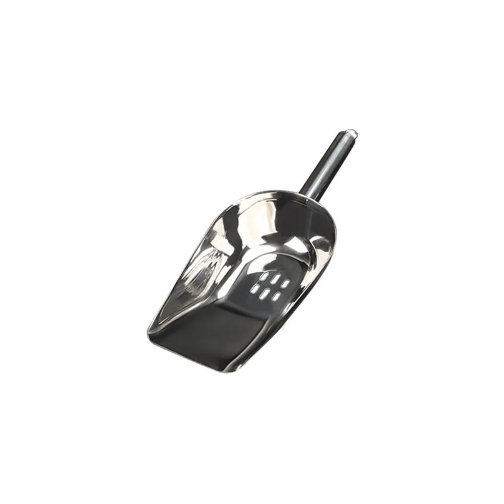 High Quality Stainless Steel Ice Scoops Kitchen Gadget Durable Bar Ice Scoop Easy to Clean Smooth Ice Shovel for Grain