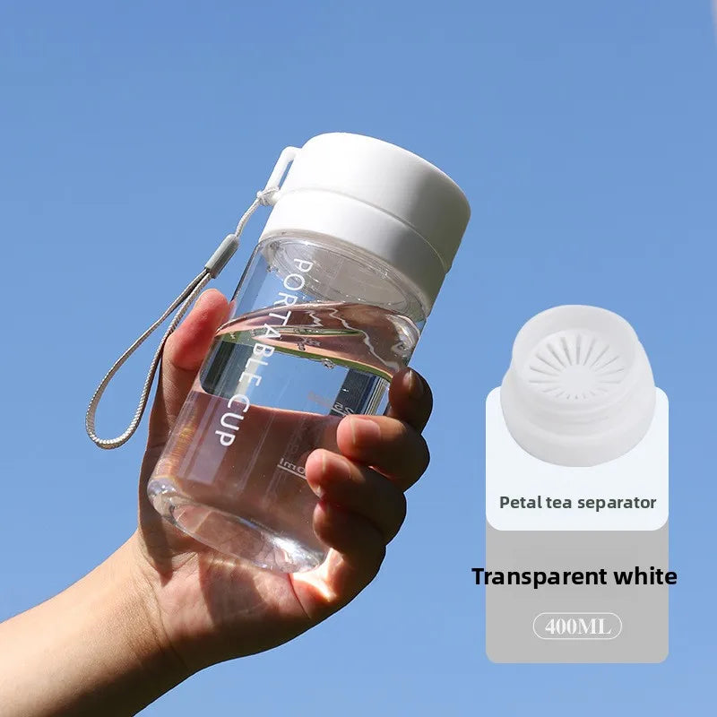 Portable 400ml Protein Powder Shaker Bottle Leak Proof Water Bottle for Gym Outdoor Fitness Training Sport Mixing Cup with Scale