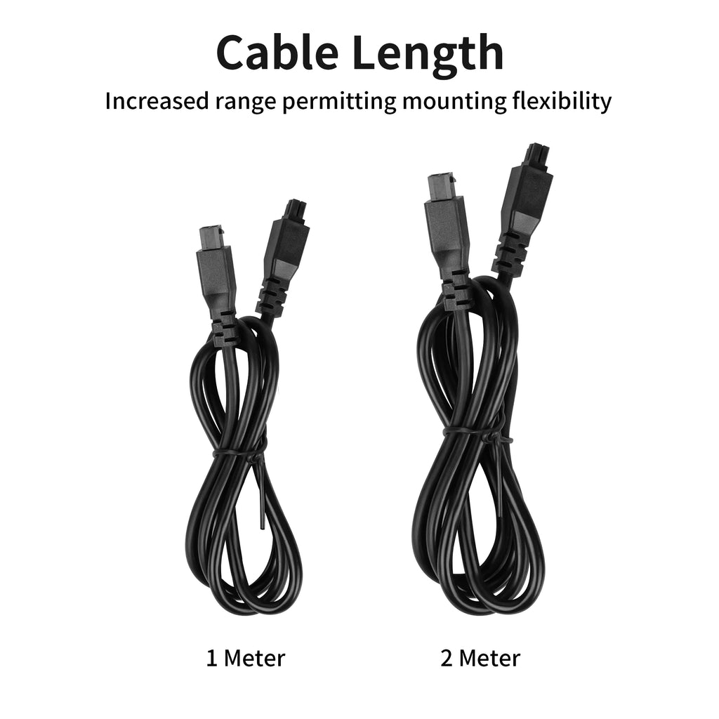 For Anycubic Kobra 3 Combo 4-Pin Data Cable ACE Pro Extension Cable 1M 2M with Magnetic Ring for Kobra 3/Max/S1/S1C 3D Printer