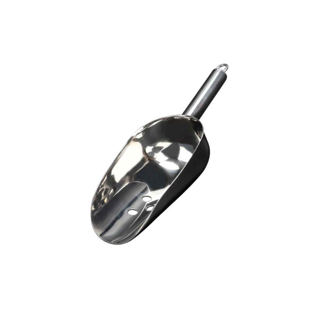 High Quality Stainless Steel Ice Scoops Kitchen Gadget Durable Bar Ice Scoop Easy to Clean Smooth Ice Shovel for Grain