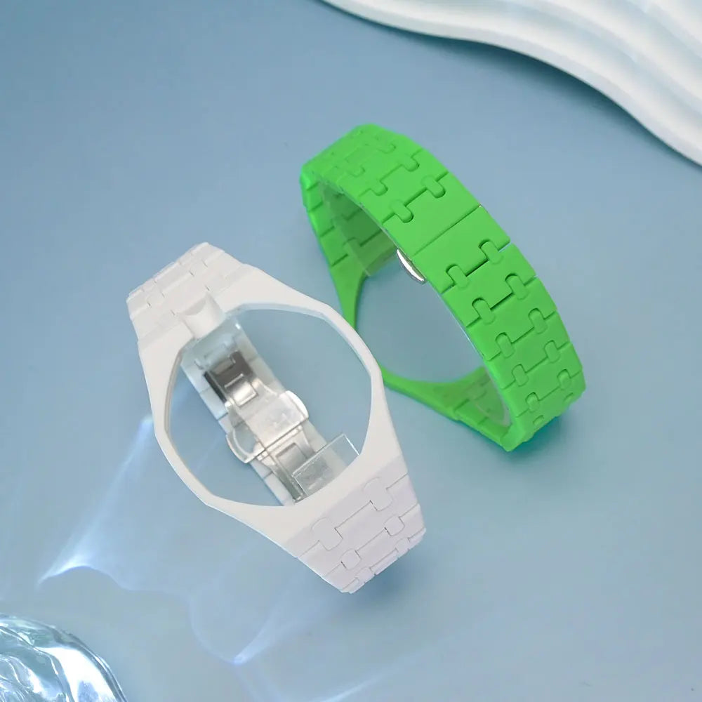 Luxury Modification Kit for Swatch X AP Royal POP Plastic Ceramics Watch Case Strap Pocket Changer To Wristwatch