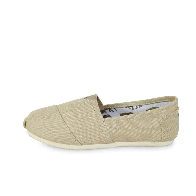 Summer Blue Loafers Men Classic Canvas Flats Shoes Women Comfortable Breathable Men Casual Shoes Slip-on Espadrilles