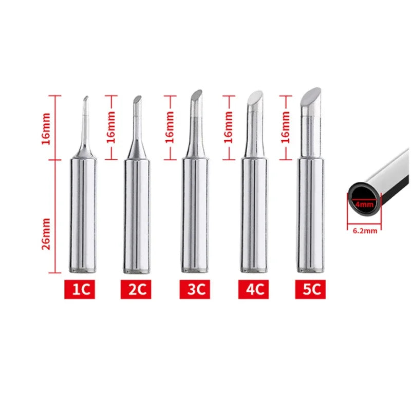 Soldering Iron 900M-T Soldering Iron Head Inside Hot Bare Electric Soldering Iron Tip Soldering Station Tool Pointy For Welding