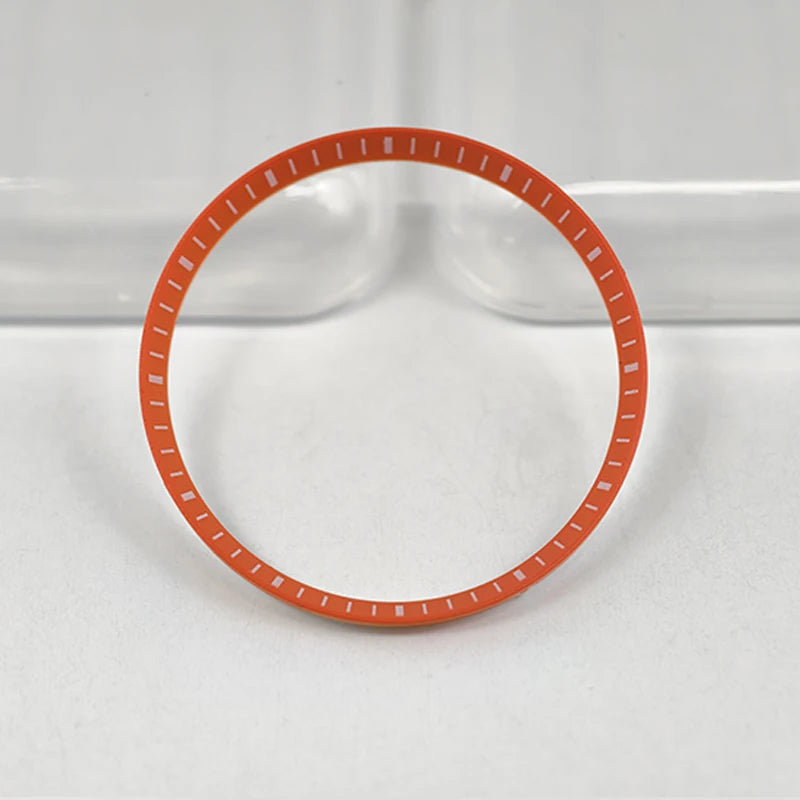 30.5mm Watch Chapter Rings Fit SKX007 SKX009 SRPD Watch Case Plastic Inner Ring NH35 NH36 Movement Men's Watch Parts Replace