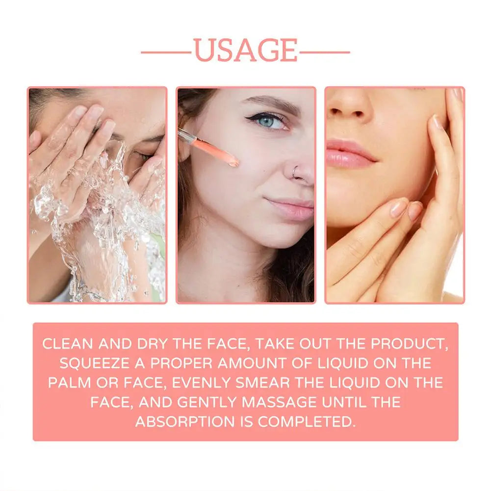 5 In 1 Face Serum Vitamin C Moisturizing Whitening Anti Wrinkle Aging Niacinamide Hyaluronic Acid Facial Serum SkinCare 30ml