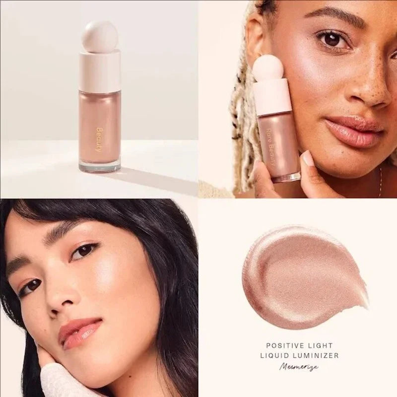Hot Positive Light Liquid Luminizer 3D Face Contour Liquid Bronzer Shade Long Lasting Waterproof Brighten Makeup Glossy Lipstick