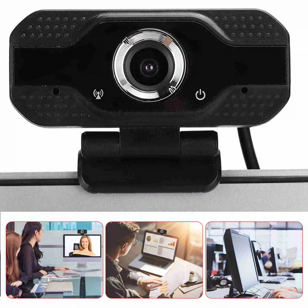 2026Webcam with Microphone, USB Computer Camera for  Online Class Video Calls, Zoom, Teams, Streaming