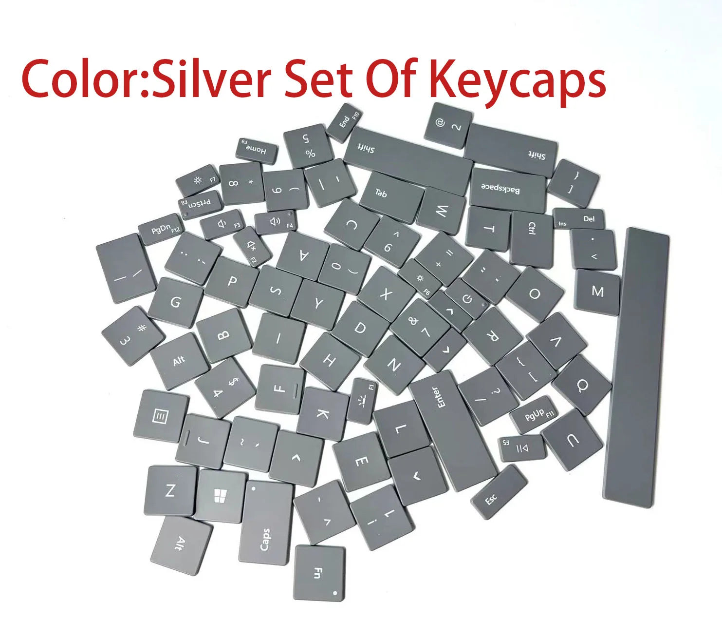 Original For Surface Laptop 3 4 Key Cap Keyboard Cap 1868 1867 1872 1873 1951 Set Of Keycaps Black Silver US