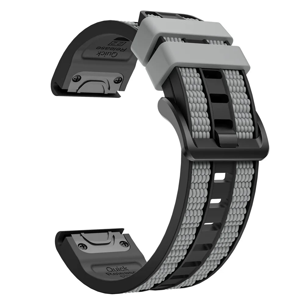 Fenix8 Watch Band For Garmin Fenix 8 Pro 47mm 51mm E 7 7X 6 6X/Epix Pro/Tactix8 970 965 QuickFit 22mm 26mm Sports Silicone Strap