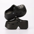 Women's Wedges Heel Sandals Summer 2026 Closed Toe Chunky Platform Sandalias Mujer Hollow Out Thick Sole Non-slip Slides Ladies