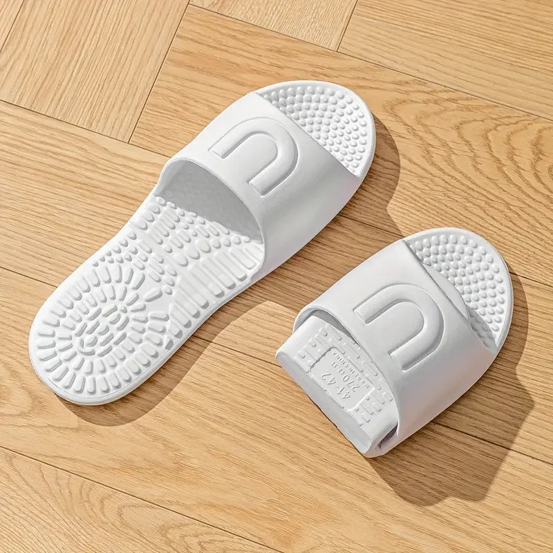 EVA Soft Foldable Slippers for Women Portable Travel Indoor Bathroom Massage Sandals Unisex Quick Dry Non Slip Flat Home Slides