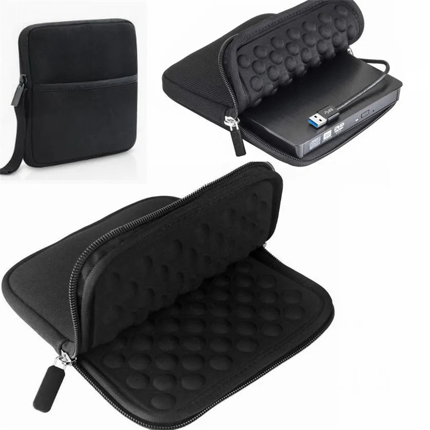 Computer External CD DVD Drive Storage  Protective Carrying Case Hard Drive Neoprene Sleeve Carrying Bag CD player portable bag