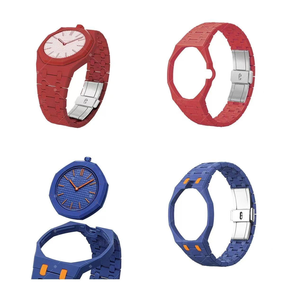 Advanced Luxury Modification Kit Pocket Changer To Wristwatch For Swatch X AP Royal POP Ceramic Biomaterials Watch Case Strap