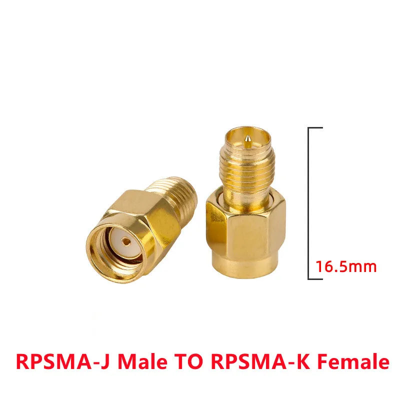 2PCS SMA to SMA Adapter SMA Male Female to Male Female RP SMA Straight 3 Way Right Angle 90 135 Degree RF Connector for Antenna