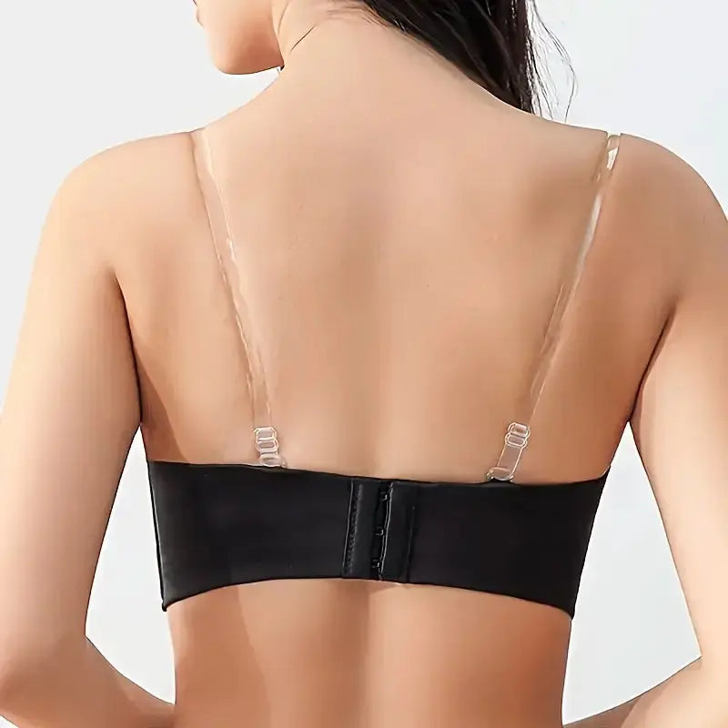Invisible Transparent Bra Straps Detachable Silicone Elastic Belt Adjustable Non Slip Intimates Women Shoulder Strap Accessories
