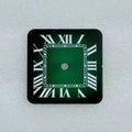 26.5mm Square Diamond Watch Case Fit 19mm Dial Two Blue Sword Shape Hands for Y120 Quartz Panther Cartier Movement Mod Parts