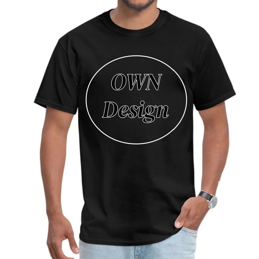 Custom T Shirt Make Your Design Logo Text T-shirt Men Women Customized Print Original Design Gifts Tshirt Streetwear Clothing