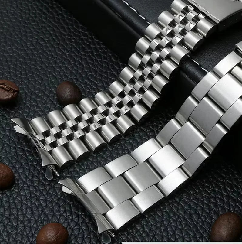 Traditional Watch Strap For Casio Duro Mdv106/107 For Seiko Skx007/Skx009 Diving Steel Metal 20/22mm Watchband Replacement Parts