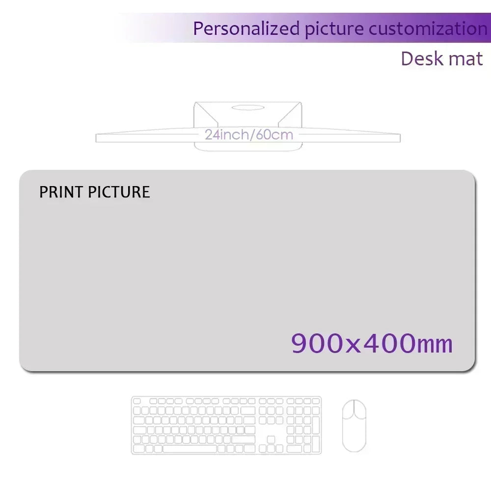 Custom Playmat 60x35cm Mousepad Custom Image Tabletop Gaming Deskmat Playmat Custom Game Mat Printing HD,Rubber Mouse Pad Xxl