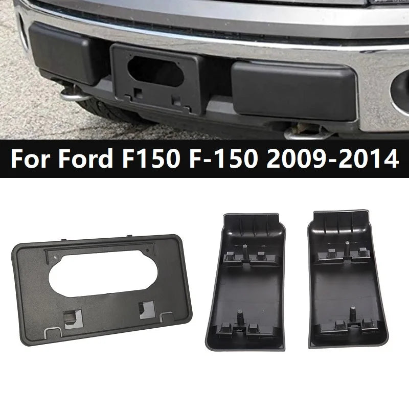 ABS Car Front Bumper Cover License Plate Bracket Holder For Ford F150 F-150 2009-2014 Exterior Accessories