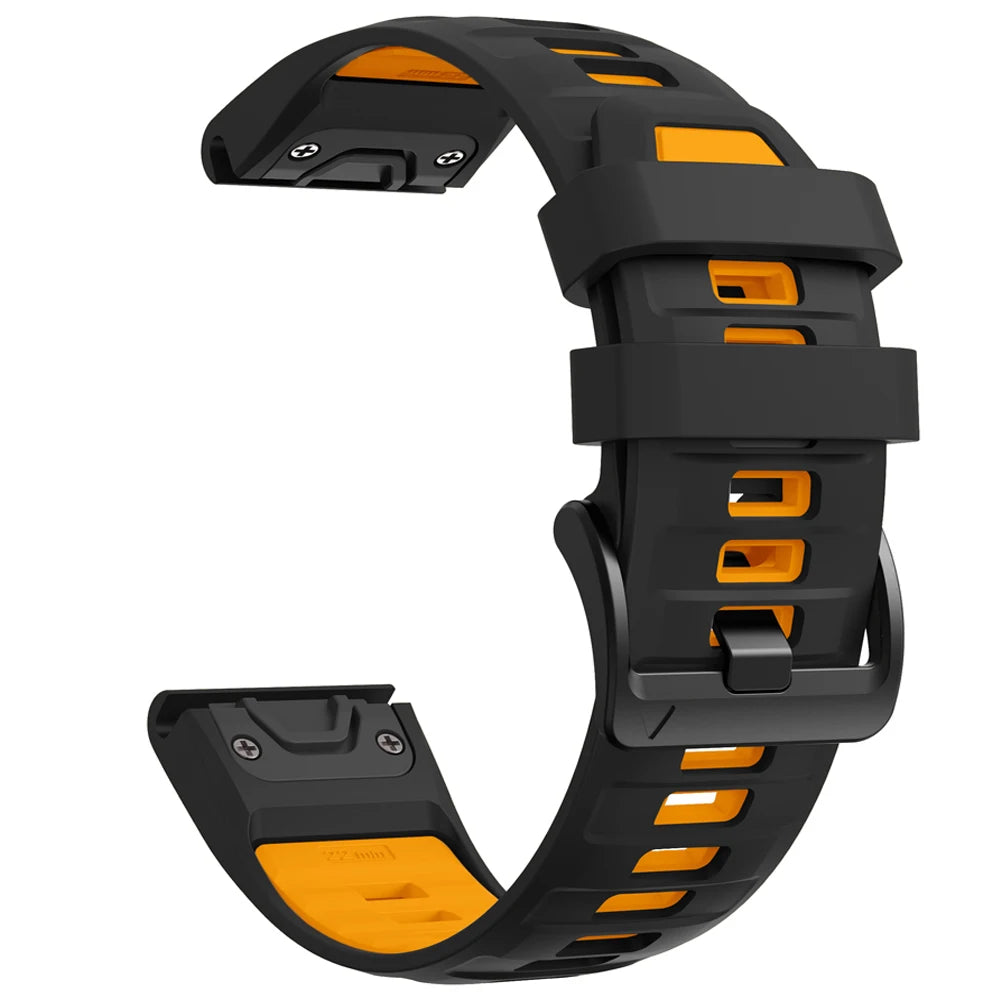 Fenix8 Watch Band For Garmin Fenix 8 Pro 47mm 51mm E 7 7X 6 6X/Epix Pro/Tactix8 970 965 QuickFit 22mm 26mm Sports Silicone Strap