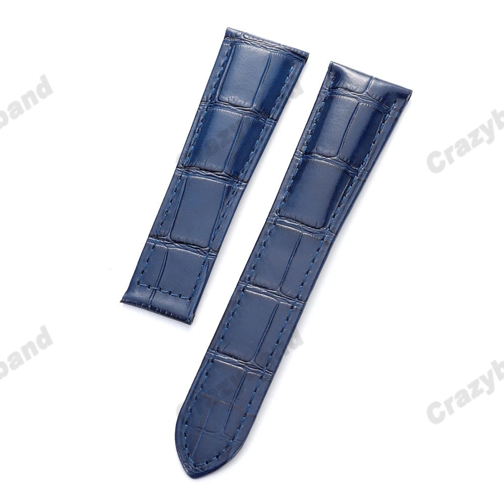 Genuine Leather Watch Strap for Cartier Tank London Solo Business Men‘s Soft Bracelet High Quality New Wrist Band 18mm 20mm 22mm